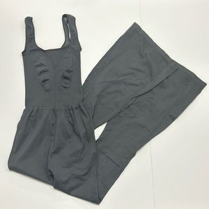 FP Movement Free People Good Karma Flare Onesie Dark Grey XS/S mis-stamped